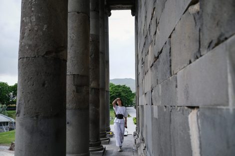 Garni Temple columns Armenia